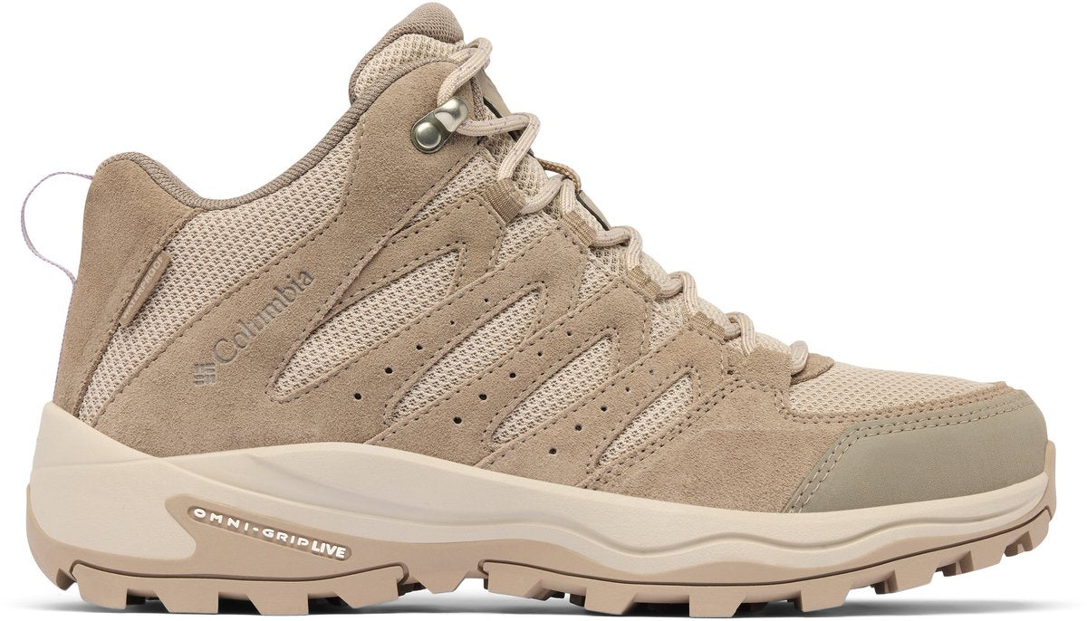 Chaussures de randonnée imperméables femme Columbia redmond™ iv mid - sable mouillé, violet granite