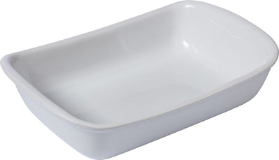 Pyrex - plat de cuisson suprême rectangle 3,2 litres - blanc - céramique