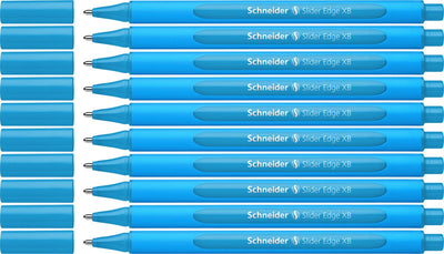 Instruments d'écriture Schneider stylo à bille Schneider - bord coulissant - xb - bleu clair - 10 pièces - s-152210-10