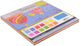 Papier cartonné créatif Florence vaessen - multipack primaire - 30,5 x 30,5 cm - 60 feuilles - lisse - 216 g