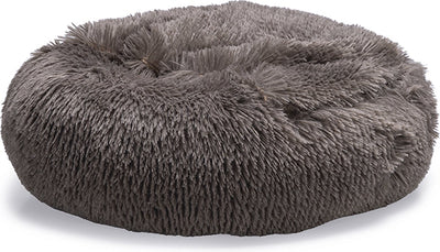 Beeztees Yala - lit pour chien - peluche - moelleux - marron - dia. 50 cm