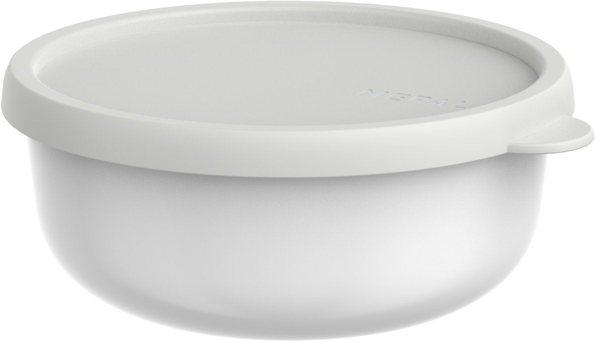 Boîte de conservation Mepal lumina - 750 ml - récipient micro-ondes avec couvercle - blanc