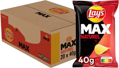 Lay's max naturel (20x40gr)