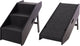 Marchepied pour chien Flamingo pino noir - Aide à l'entrée pliable 2 en 1 - 62x36x51 cm - jusqu'à 40 kg - escalier pour chien mdf