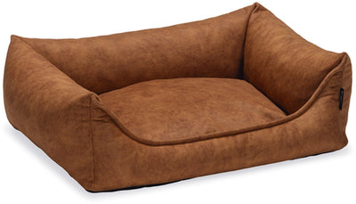 Beeztees lua - lit orthopédique pour chien - cognac - 70x50x21,5 cm