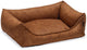Beeztees lua - lit orthopédique pour chien - cognac - 70x50x21,5 cm