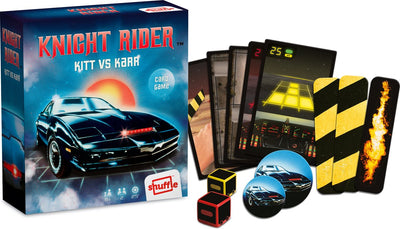 Shuffle Knight Rider - rétro - kitt vs karr - jeu de cartes