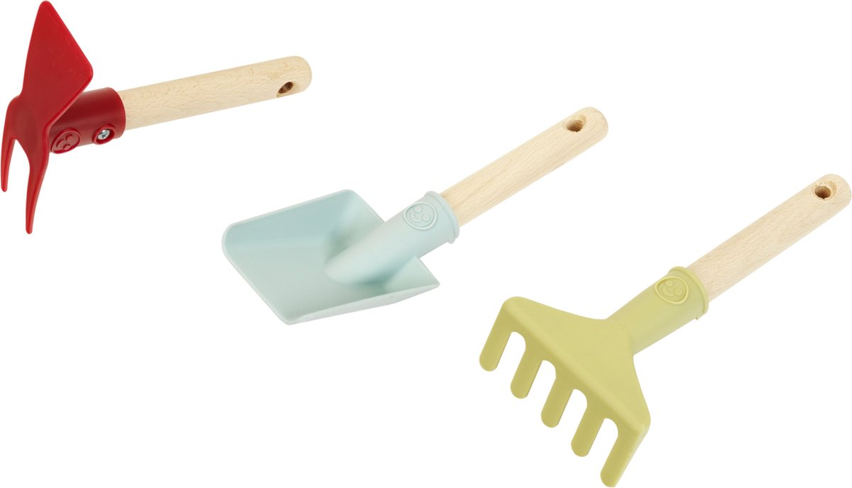 Petits outils de jardin 3 pièces (plastique recyclé)