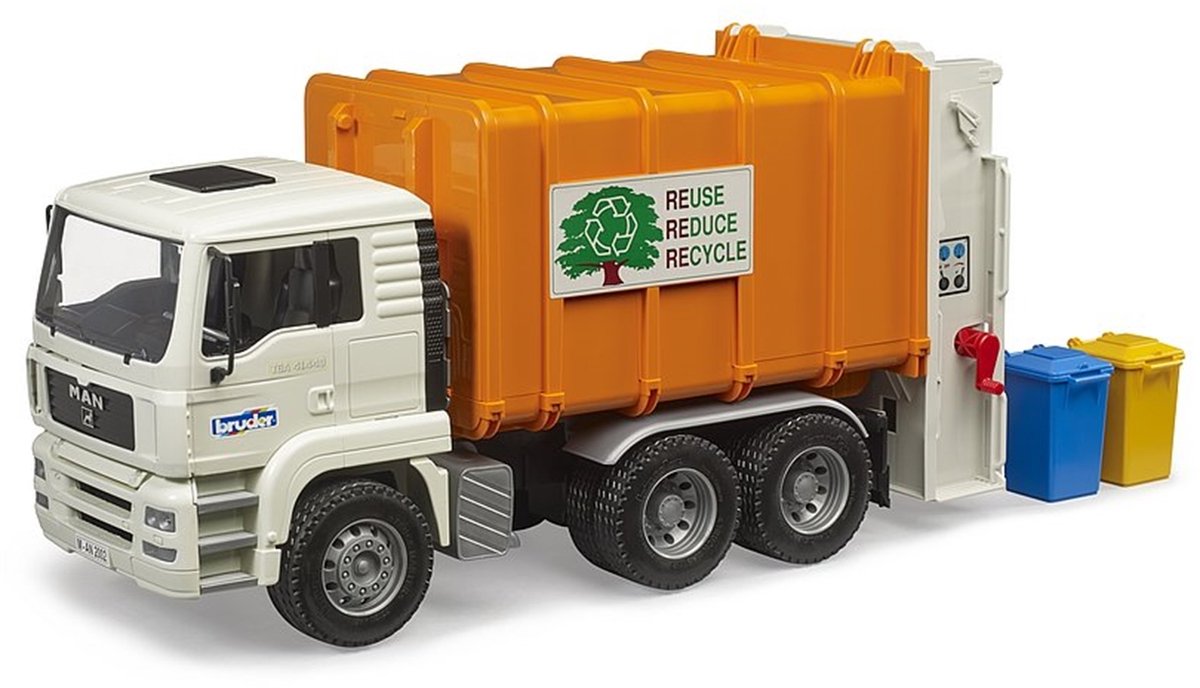 Camion à ordures Bruder man tga
