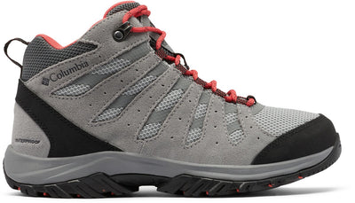 Chaussures de randonnée femme Columbia redmond iii mid waterproof - vapeur, corail rouge