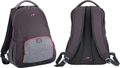 Avento sac à dos de sport - kay - gris anthracite mélangé rose fluo