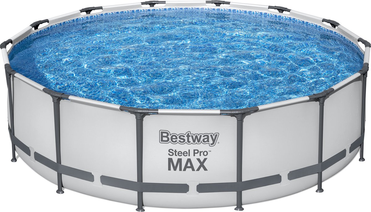 Ensemble piscine hors sol ronde Bestway steel pro max 4,27 m x 1,07 m