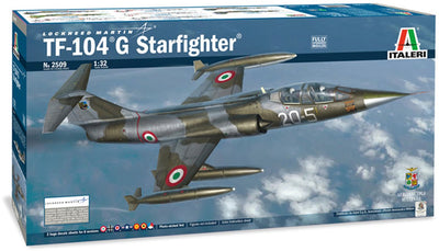 Maquette avion Italeri - 2509 TF-104 g starfighter (nl décalcomanies) plastique - 1:32 - modélisme