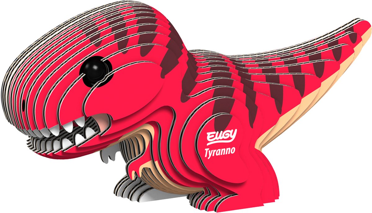 Puzzle 3D Eugy - tyranno - préhistoire - durable - collectionnez-les tous - 6 ans