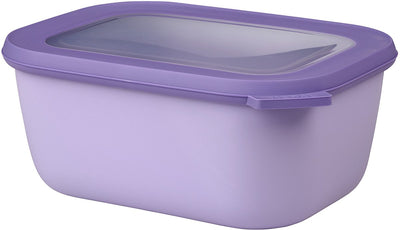 Mepal - récipient alimentaire multi-bols cirqula - 1500 ml - rectangulaire - lilas vif
