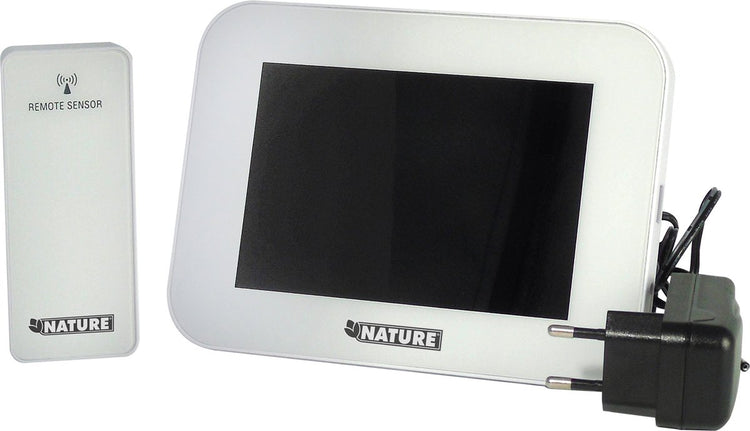 Nature Nature Weather Station numérique H12.5 x 17,5 x 2,5 cm blanc