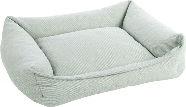 Lit orthopédique pour chien Flamingo - Lit orthopédique pour chien - Ligne Premium - Lit pour chien de luxe pur 80 x 67 x 22 cm - Mousse à mémoire de forme supplémentaire pour un confort maximal - Panier Baldar vert