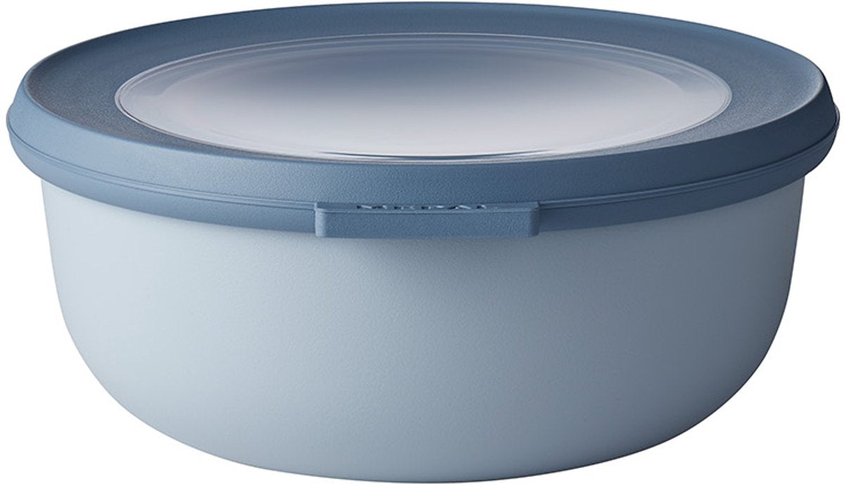 Mepal - récipient alimentaire multi-bols cirqula - 750 ml - rond - bleu nordique