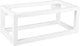 Differnz hura l force cadre 40 x 22 x 15 cm acier enduit de poudre blanc