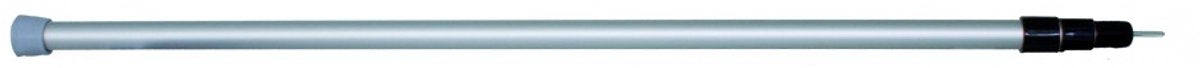 Eurotrail poteau d'auvent poteau de chevron 105-250 cm aluminium argent