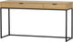 Bureau Woood Silas - chêne - mélamine - 74x140x44