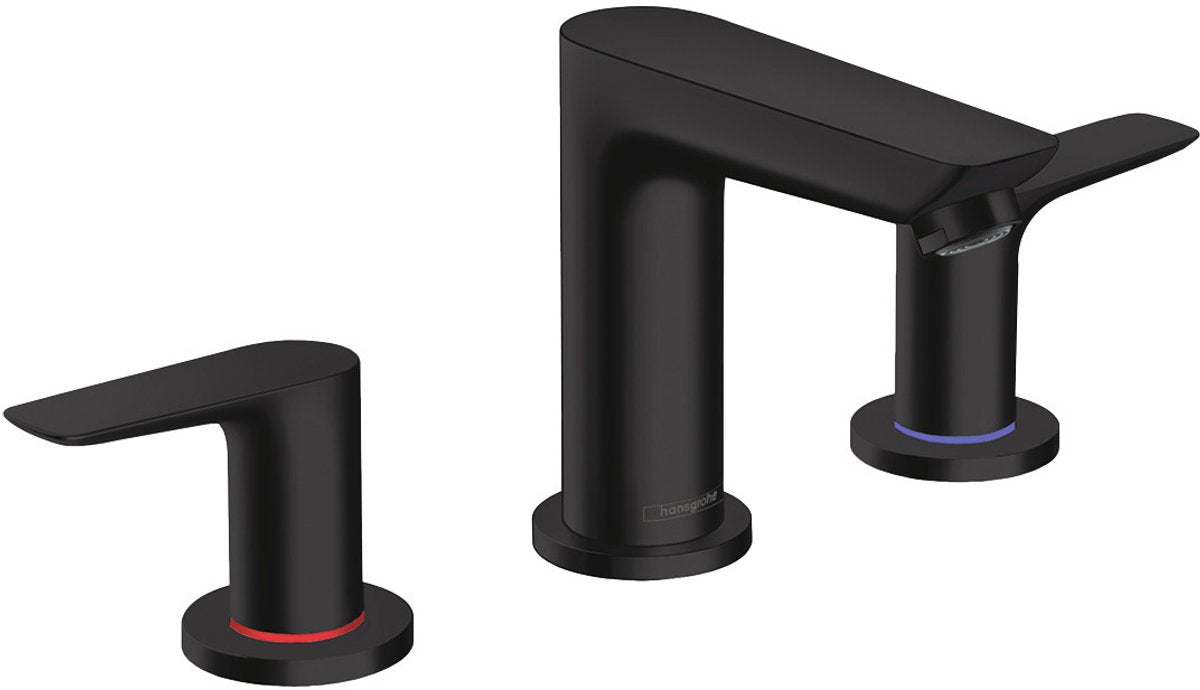 Hansgrohe talis e Robinet pour lavabo 3 trous avec vidage noir mat
