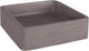 Differnz marba lavabo carré 40x40x12 béton gris clair
