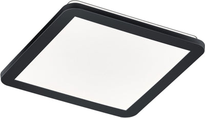 Rl live your light reality camillus - plafonnier - noir mat - incl. 1x SMD 16 W - dimmable avec interrupteur - ne convient pas pour variateur externe - montage mural et plafond - éclairage de salle de bain