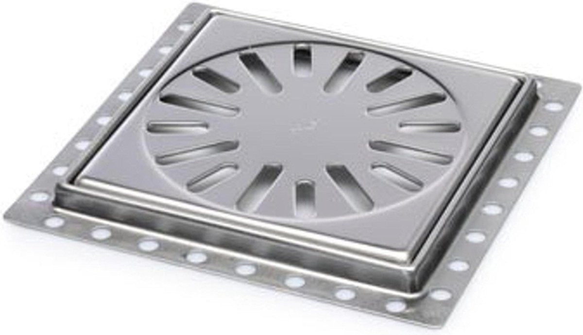 Fosse de rénovation Plieger - inox - 15 cm x 15 cm