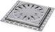 Fosse de rénovation Plieger - inox - 15 cm x 15 cm