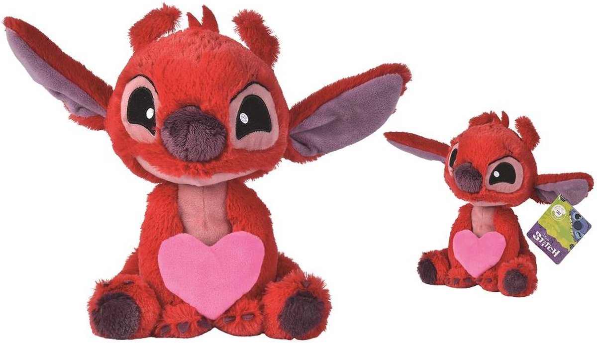 Peluche Simba Toys - Disney Disney - Leroy tenant un coeur (25cm)