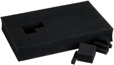 Kit d'inserts en mousse à grille d'origine Einhell pour le système e-case (mousse à grille comme insert adapté au boîtier du système -e-case - stockage sûr et adaptable pour les appareils sensibles)