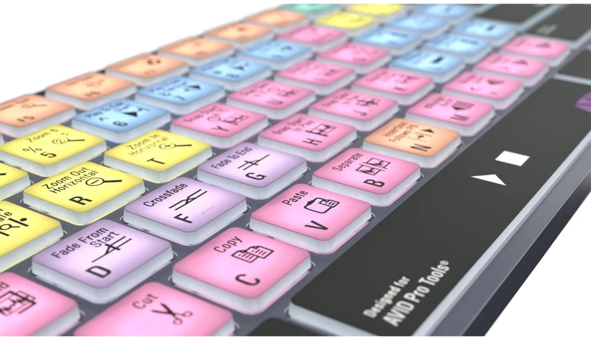 Logickeyboard avid pro tools titan the win - clavier
