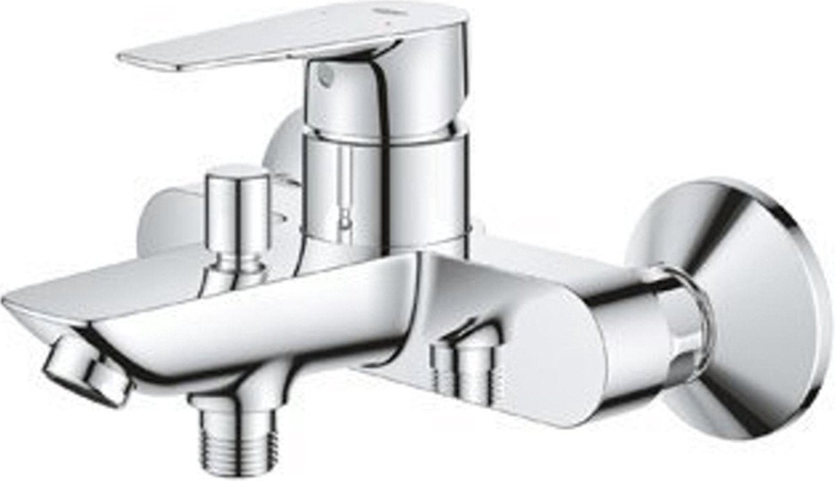 Mitigeur bain Grohe start edge avec inverseur chromé