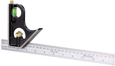 Stanley série 0-46-151 - jauge d'angle universelle - 300 mm - libella - boîtier en fonte