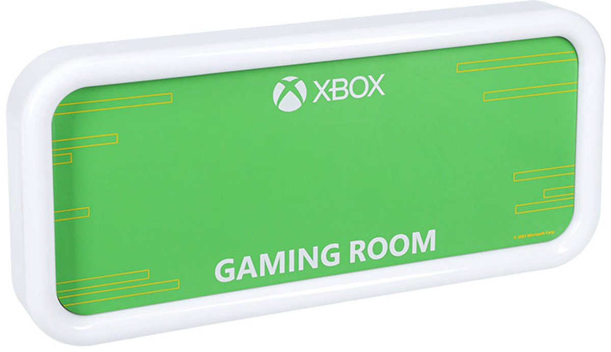 Panneau de nom de pièce de lampe murale Xbox
