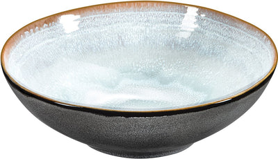 Médard de noblat - shadow aqua - saladier 24 cm - 2 parties