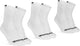 Gripgrab - chaussettes de cyclisme d'été légères SL 3pack performance 3 paires de chaussettes de cyclisme coolmax coupe régulière - blanc - unisexe - taille L (44-47)