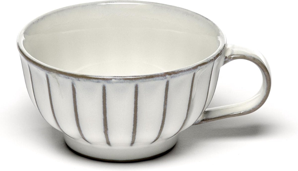 Serax - sergio herman inku - tasse à cappuccino - blanc - 10 ø - 4 pièces
