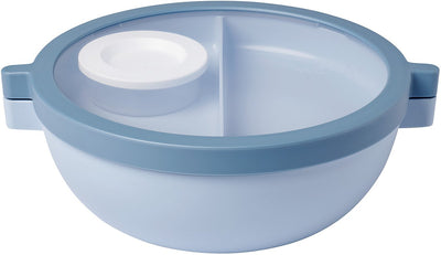 Mepal vita bento bowl - 5 compartiments dont 3 récipients amovibles - bento box - salade lunch box - bleu nordique