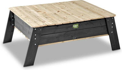 Exit jouets exit table de sable axent - table bac à sable - nappe phréatique en bois - jouets d'extérieur enfant