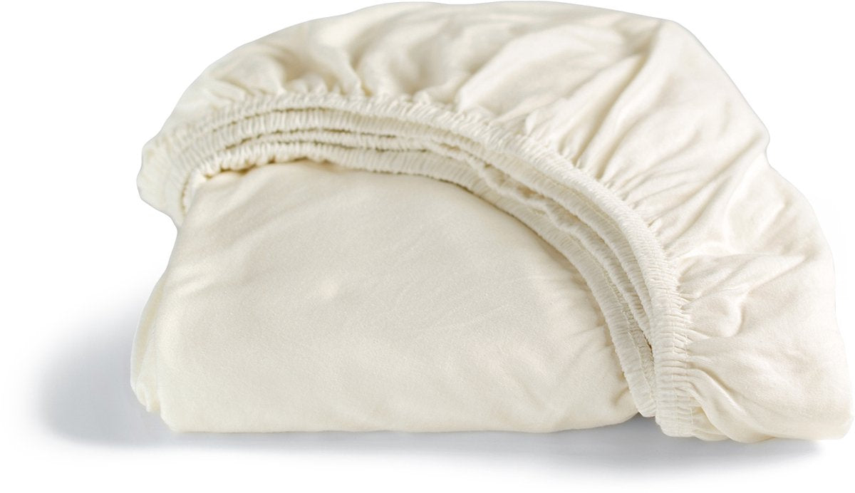 Cendrillon - drap-housse (jusqu'à 25 cm) - jersey double - 70x200 - ivoire