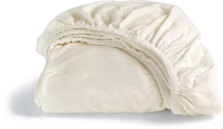 Cendrillon - drap-housse (jusqu'à 25 cm) - jersey double - 70x200 - ivoire