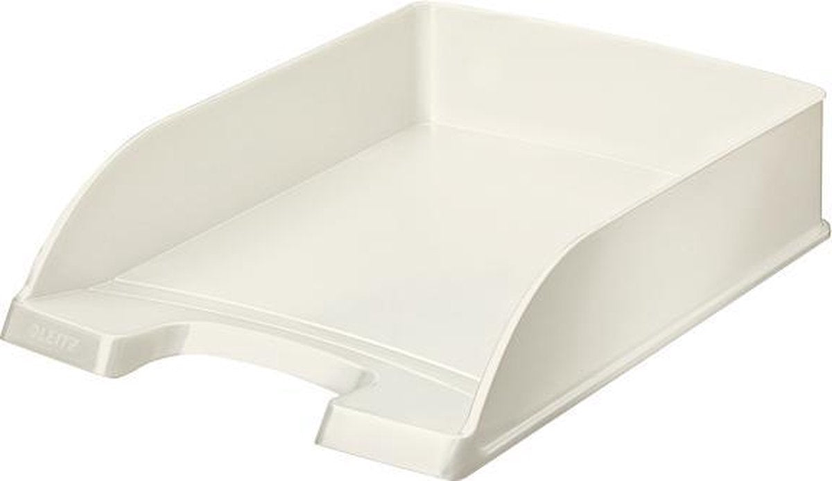 Corbeille à courrier Leitz wow - a4 - blanc métallisé