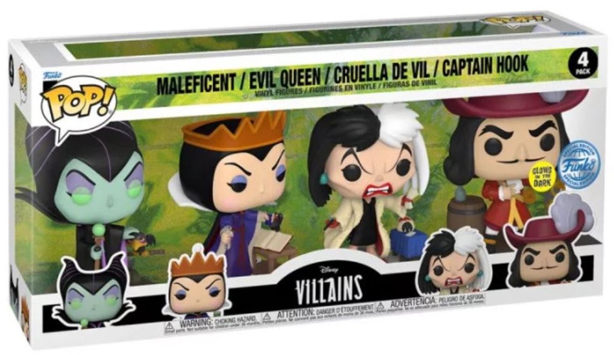 Funko-pop ! figurine des méchants de Disney multicolore