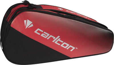 Carlton - sac de raquette team 2 compartiments - noir jaune - sac de badminton