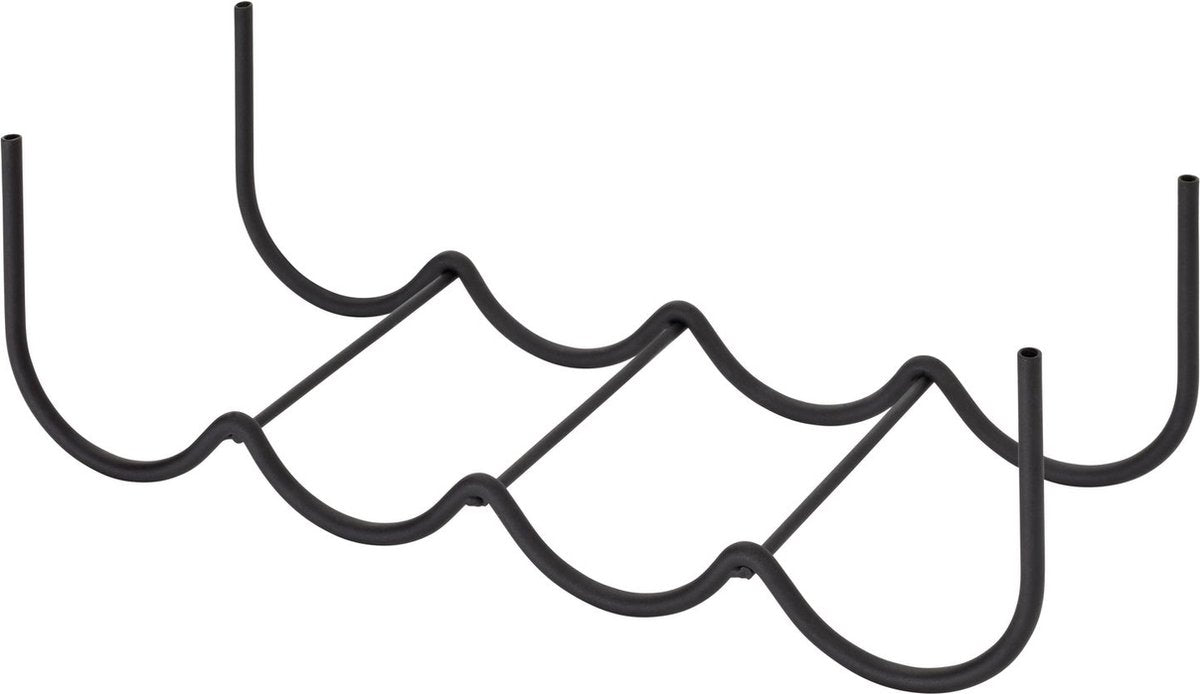 Idesign - casier à vin arlo - acier inoxydable - noir