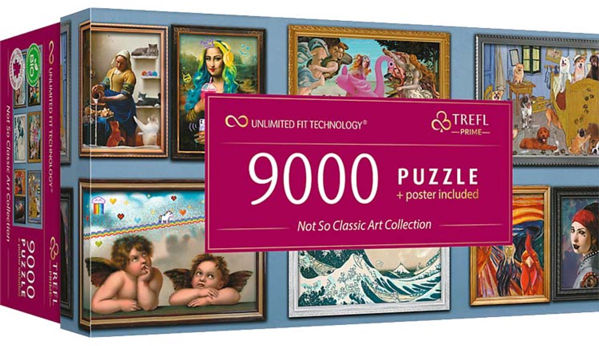 Trefl puzzle art collection - collection d'art pas si classique 9000 pièces fsc.