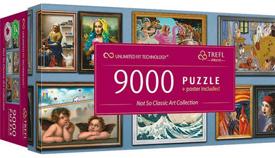 Trefl puzzle art collection - collection d'art pas si classique 9000 pièces fsc.