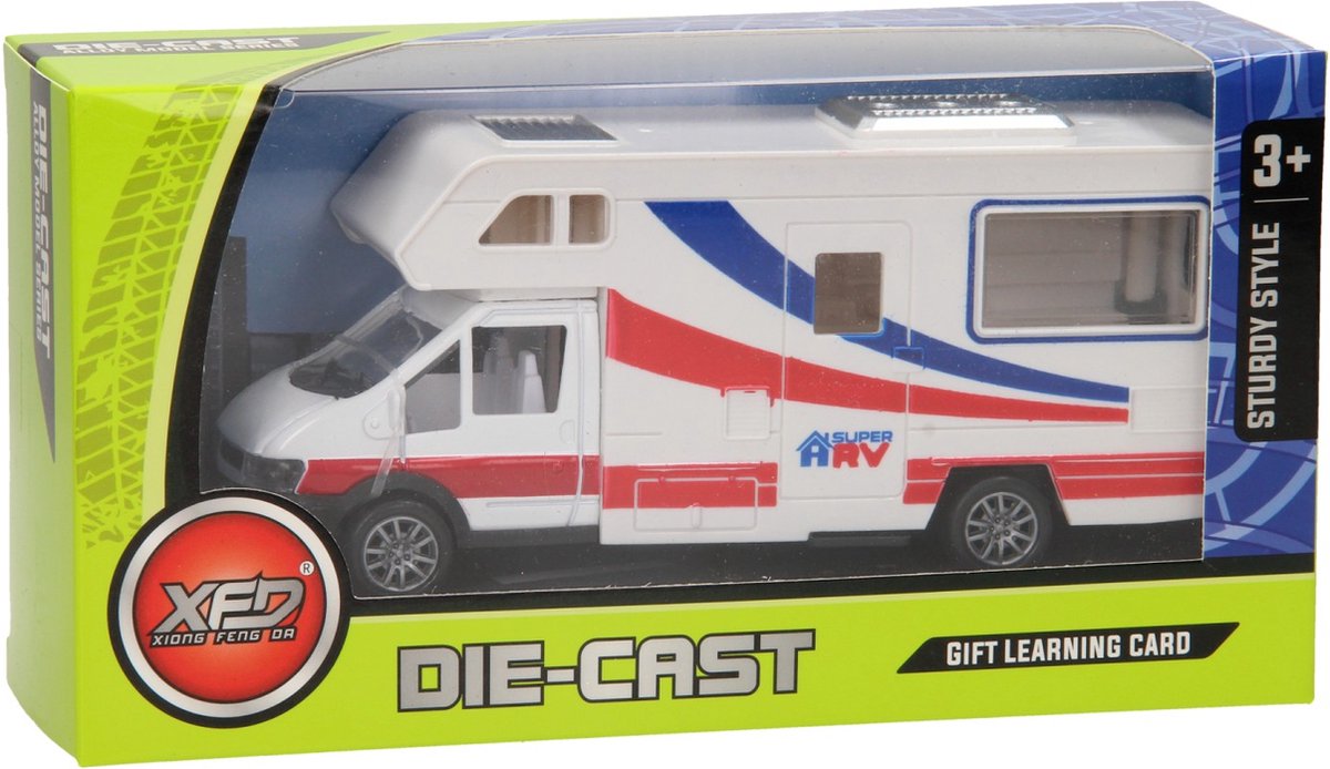 Die Cast Camper White